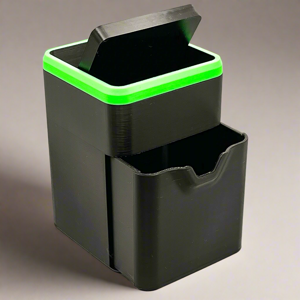 Swing-Top Desk Bin
