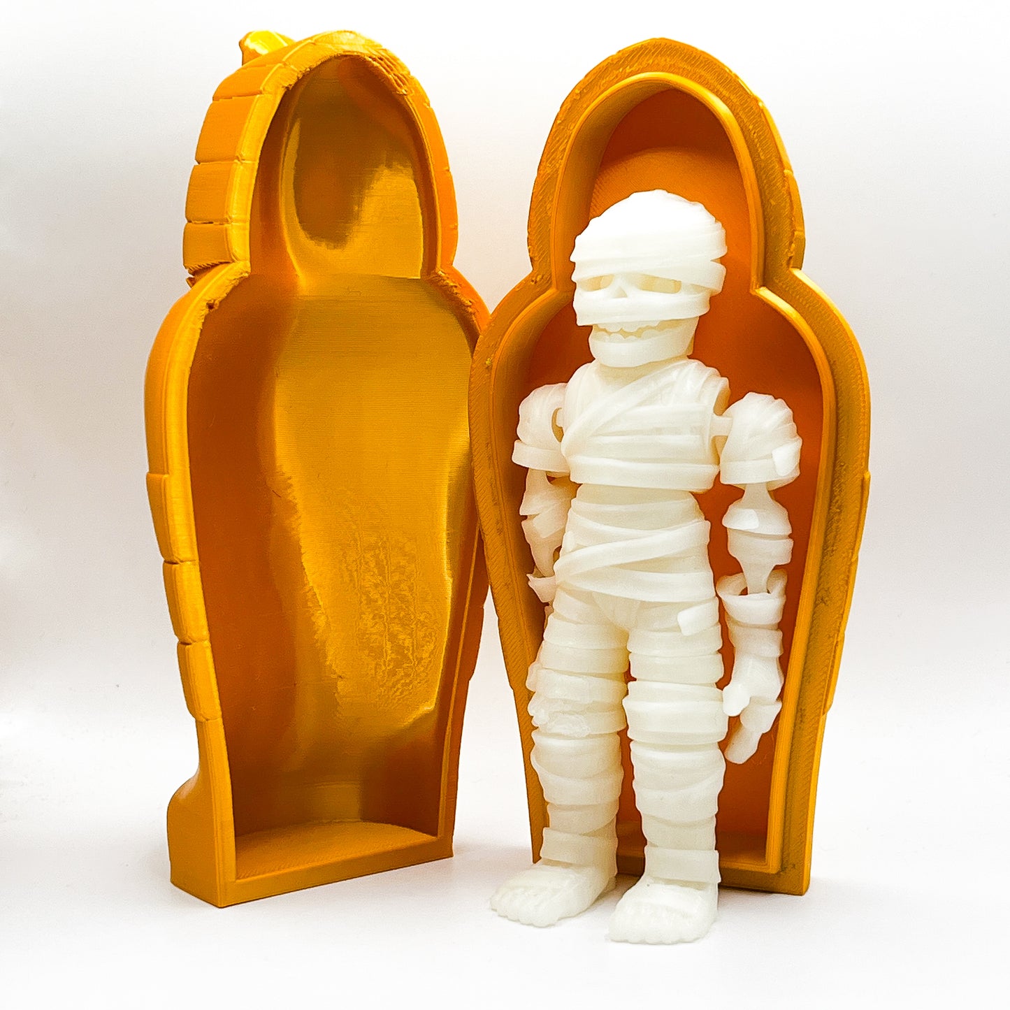 Articulated Glow-in-the-Dark Mummy (with Sarcophagus)