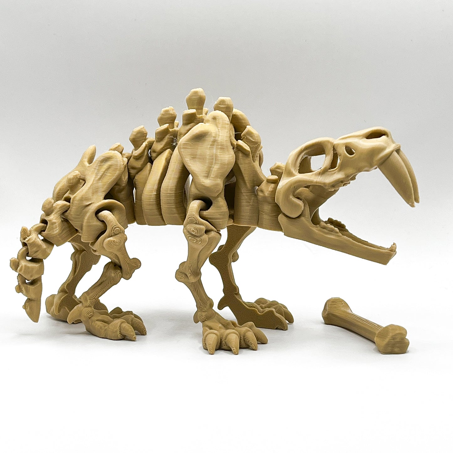 Articulated Flexi-Pet - Skeleton Sabre-Tooth Tiger