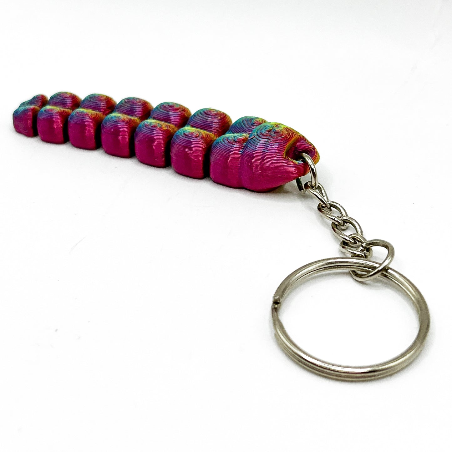 Articulated Flexi-Pet - Rattlesnake 'Rattle' Keyring