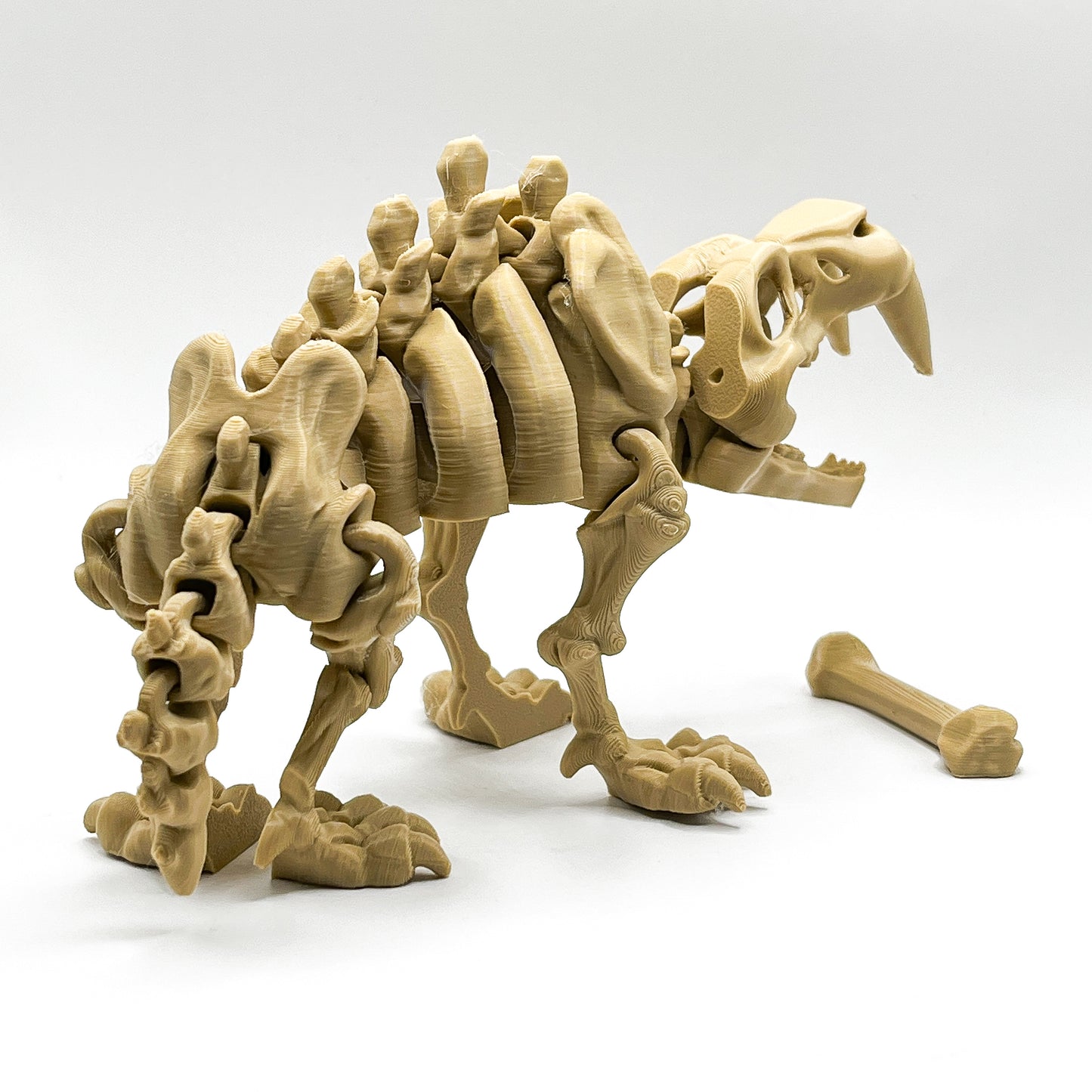Articulated Flexi-Pet - Skeleton Sabre-Tooth Tiger