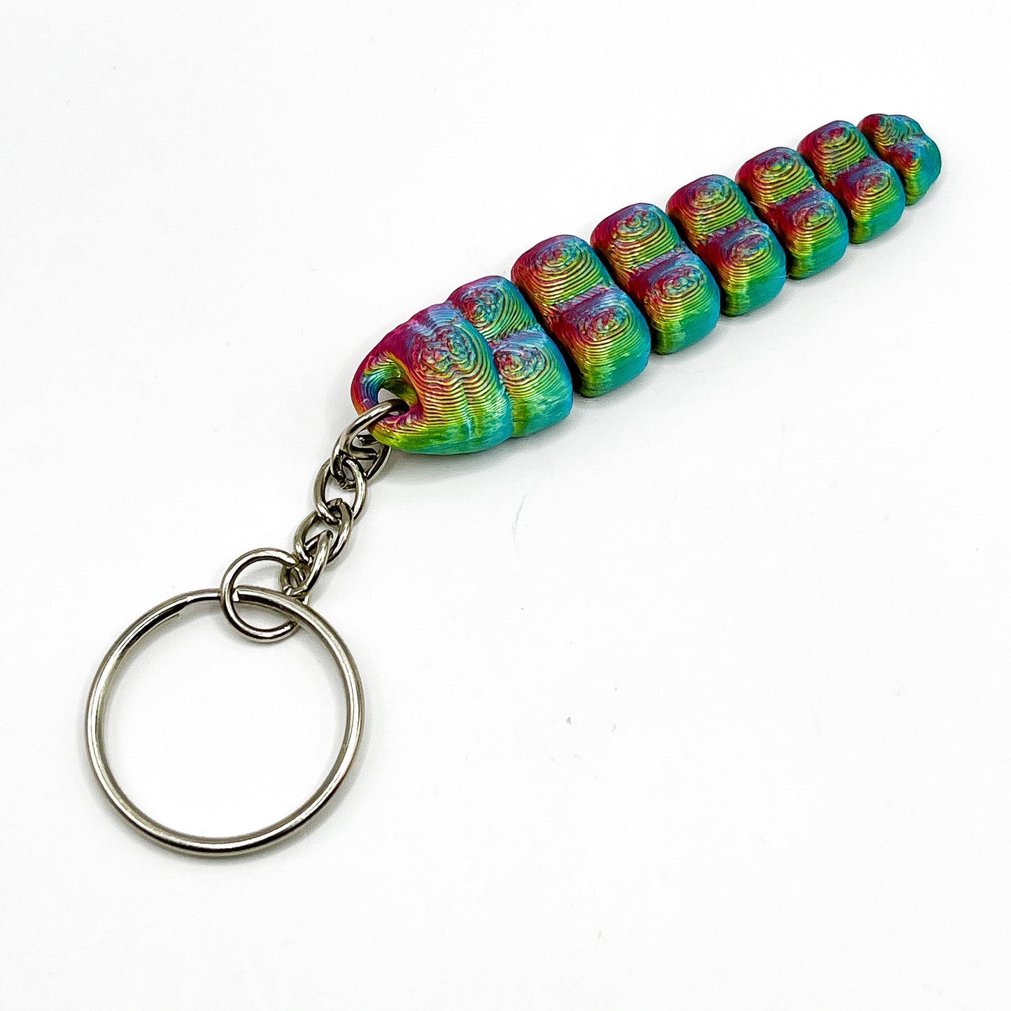 Articulated Flexi-Pet - Rattlesnake 'Rattle' Keyring