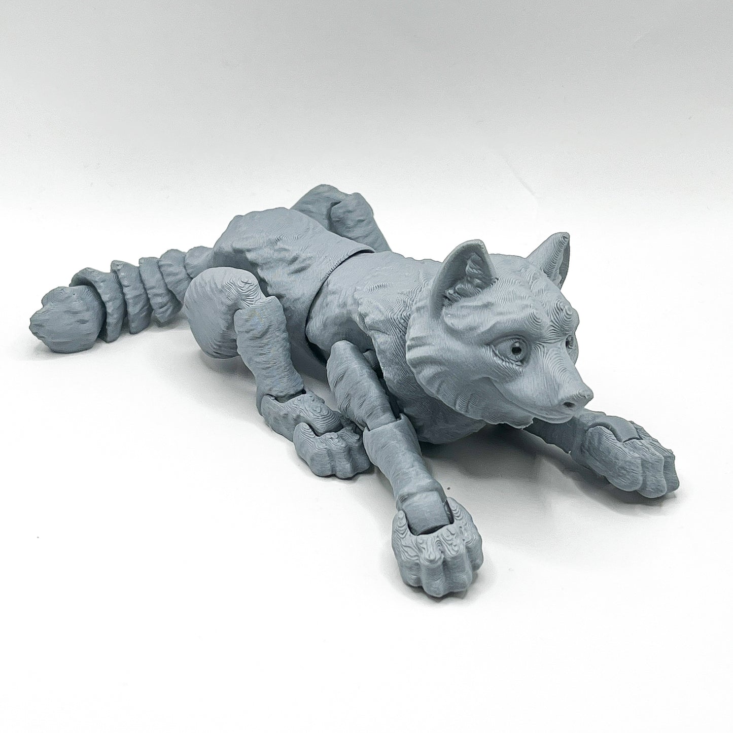 Articulated Flexi-Pet - Wolf (Two Head Variants)