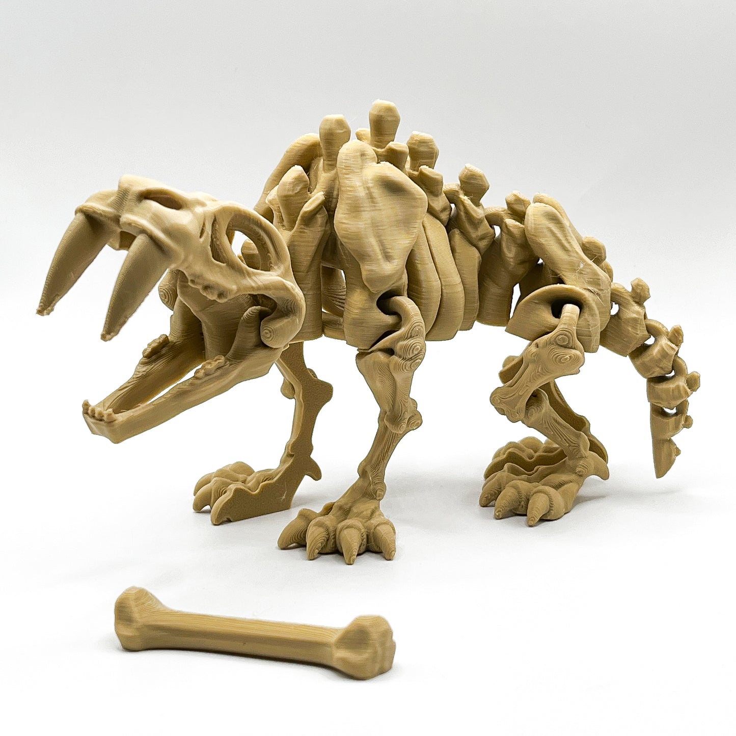 Articulated Flexi-Pet - Skeleton Sabre-Tooth Tiger